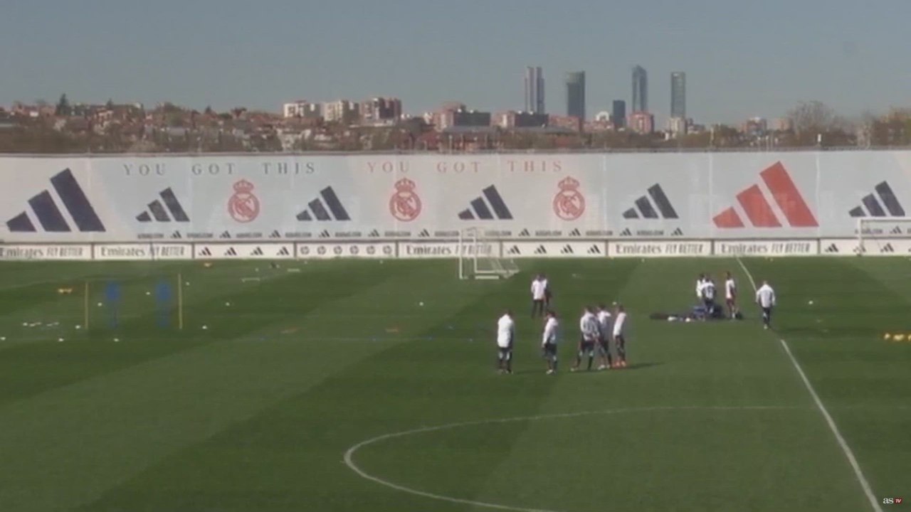 Entrenamiento del Real Madrid previo al Madrid - Leganés