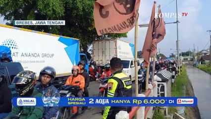 Arus Mudik di Jalur Pejagan Prupuk Tegal Padat! Kendaraan Menumpuk 28 Maret 2025 Pagi
