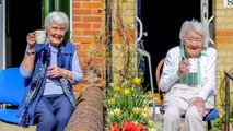 Neighbours celebrate joint 101st birthday - and share secrets to long life