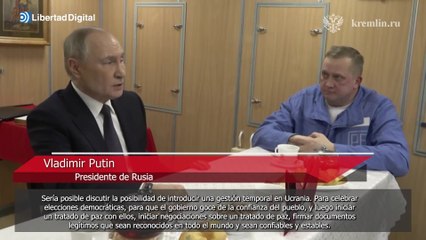 Estas son las condiciones que propone Putin para el acuerdo de paz