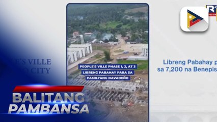 Apat na gusali ng 'Pabahay para sa mga Pilipino' handa nang i-turn over