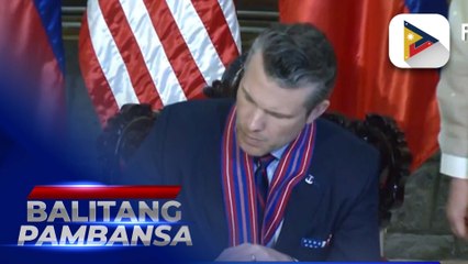 US Defense Sec. Hegseth, tiniyak na tutulong ang U.S. para palakasin pa ang PH military modernization