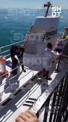 لحظة غرق غواصة سندباد المصرية في الغردقة