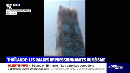 Les images impressionnantes du séisme qui a frappé la Birmanie, et a été ressenti jusqu'en Chine et en Thaïlande