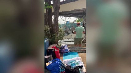 Esclusivo: tra le case polverizzate nella capitale del Myanmar