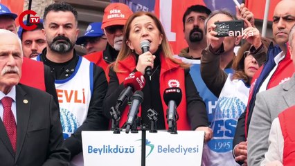 DİSK, Beylikdüzü Belediyesi’nde: 'Sınır tanımaz bir kötülükle karşı karşıyayız!'