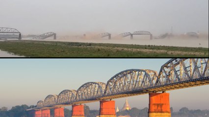 El simbólico puente Ava de Birmania se ha derrumbado en el terremoto