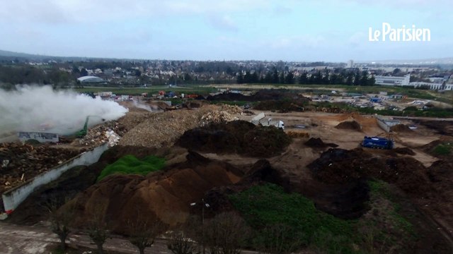 Yvelines : un incendie frappe l’entreprise de recyclage du bois de Vernouillet