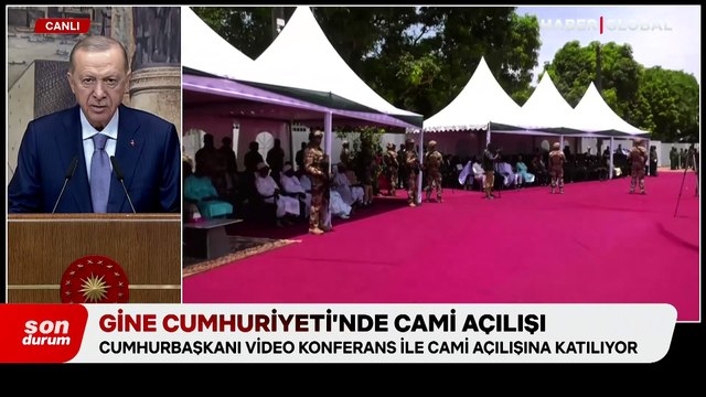 Gine'de Recep Tayyip Erdoğan Camii'nin açılışı gerçekleştirildi