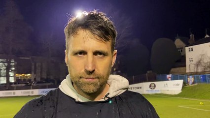 Farnham Town manager Paul Johnson post-Rayners Lane