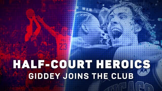 Half-court heroics! Josh Giddey joins the club