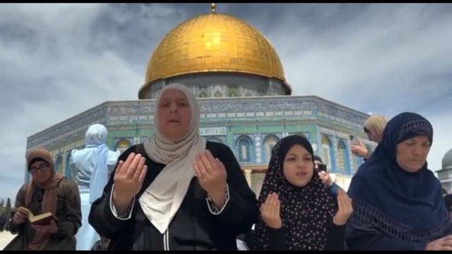 L'ultimo venerdì di preghiera del Ramadan ad Al-Aqsa