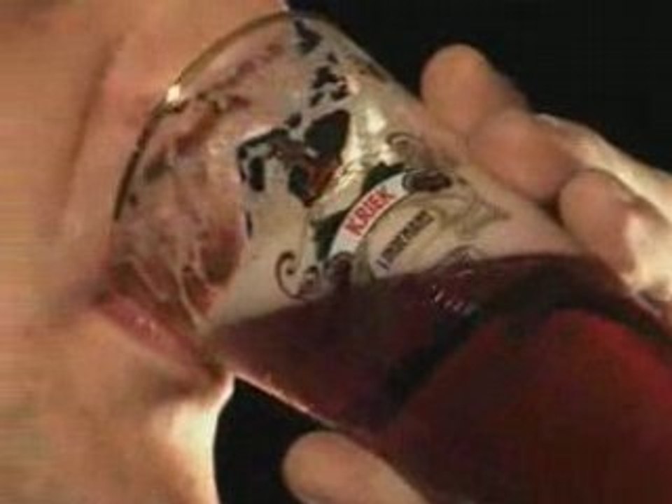 Bière mort subite kriek et son verre