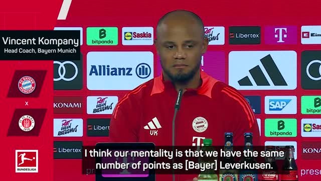 Kompany predicts Leverkusen will win all their games