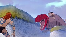 Part 5 Primal season2 EP.5   Dinosaurs (tooth) and their friends (red) invade the village #primalseason2 #caveman #dinosaur era