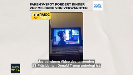 Fake-TV-Spot: Kinder sollen Konsum russischer Musik melden