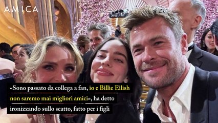 Chris Hemsworth pentito del selfie con Billie Eilish: «Non saremo mai amici»