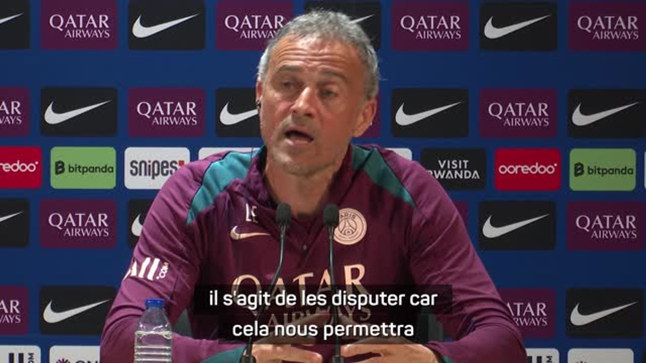 PSG - Luis Enrique : “Virtuellement, nous pouvons nous sentir champions”