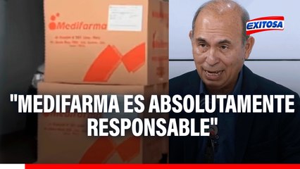 "Medifarma es absolutamente responsable": Crisólogo Cáceres sobre muertes por suero defectuoso