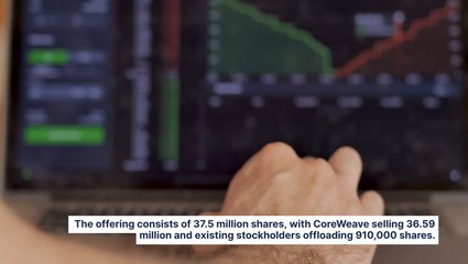 Nvidia-Backed CoreWeave's IPO Comes In Below Expectations At $40 Per Share