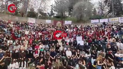 Ankara'da üniversite öğrencilerinin eylemleri sürüyor  CHP’li vekiller de katıldı