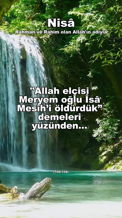252-) Nisa (156-158) Türkçe Kuran Hatmi  #shortvideo #hatim #psikoloji #kuran