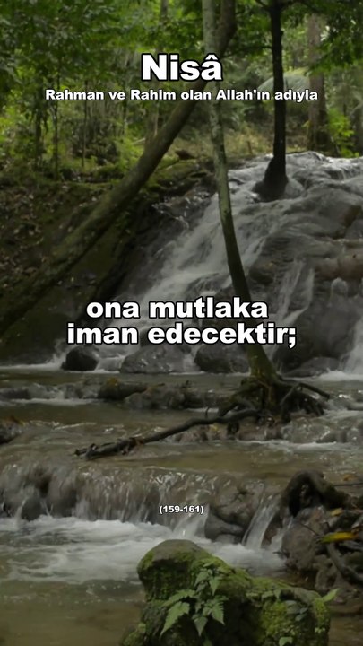 253-) Nisa (159-161) Türkçe Kuran Hatmi  #hatim #shortvideo #psikoloji #kuran