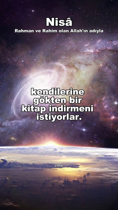 250-) Nisa (153) Türkçe Kuran Hatmi  #hatim #shortvideo #psikoloji #kuran #motivasyon