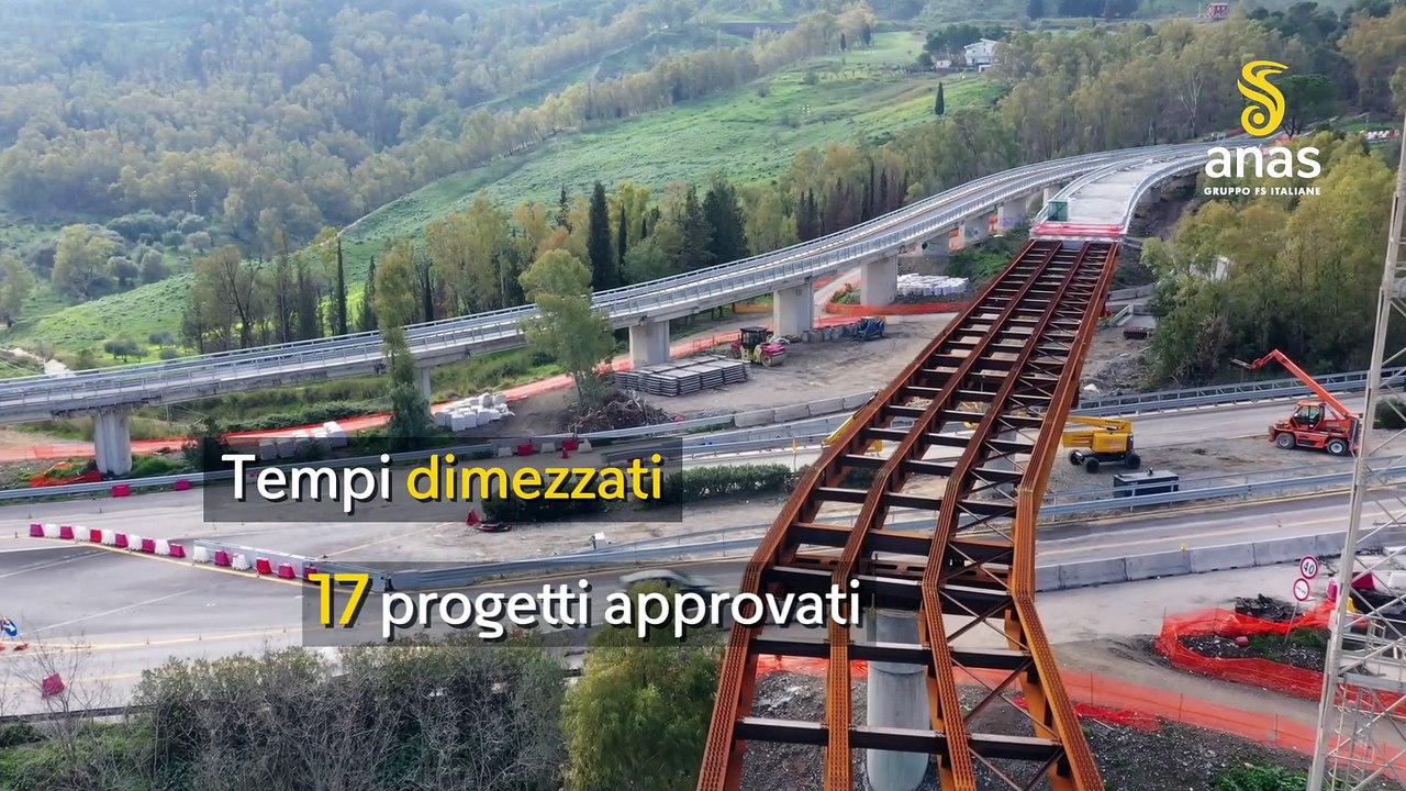 Il video riepilogativo dell’attività commissariale sull’autostrada A19 “Palermo-Catania