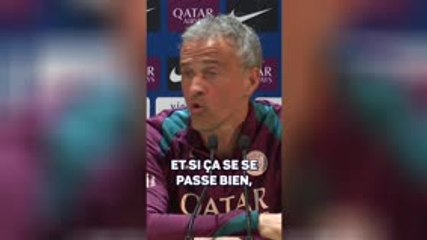 PSG - Luis Enrique : “Je suis habitué aux critiques”