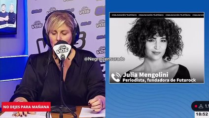 El descargo de Julia Mengolini tras sus críticas a la Scaloneta: "Un día me van a matar"