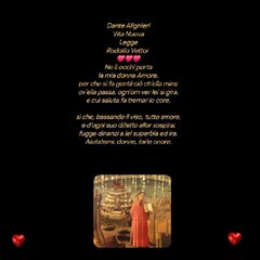 Dante Alighieri Vita NuovaLeggeRodolfo Vettor ❤️❤️❤️