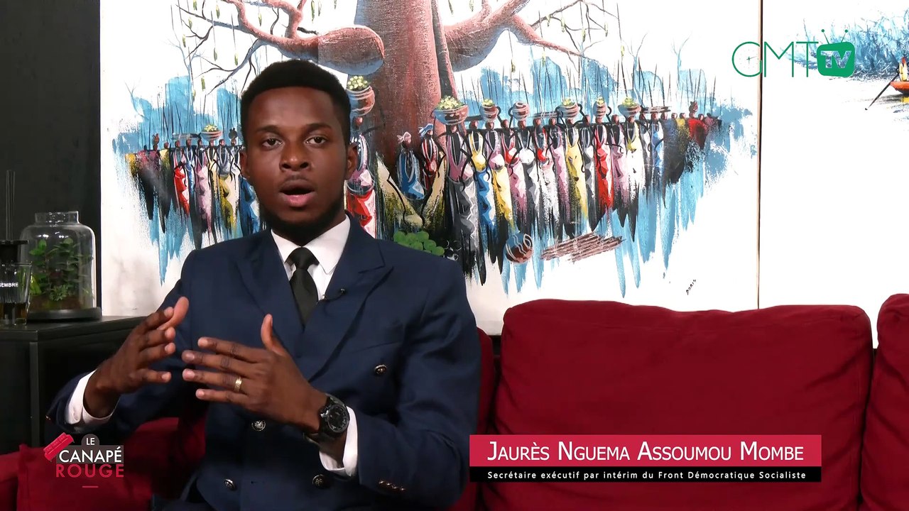 [#LeCanapéRouge] #Teaser Retrouvez Jaurès Nguema Assoumou, secrétaire exécutif par intérim du Front Démocratique Socialiste ce Vendredi 28 Mars 2025 à 21h00, face caméra sur GMTtv.