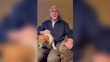 Paul O’Grady’s widow shares ‘bittersweet’ video of star just 20 minutes before his death