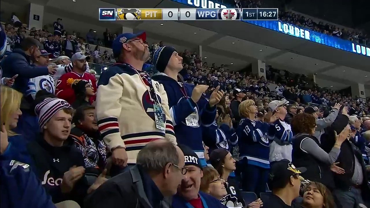 Penguins 16-17 Season - Penguins & Jets settle beef early with two fights including Malkin vs Wheeler