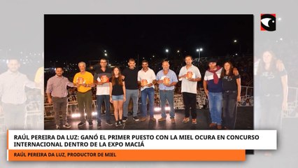 Raúl Pereira Da Luz se consagra en mieles oscuras y resalta el papel del monte en la producción apícola