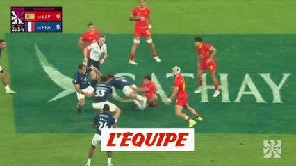 Le résumé de France - Espagne - Rugby à 7 - Hong Kong (H)