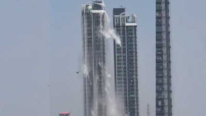 Un edificio de 30 pisos de Bangkok se derrumba por el terremoto en Bagkok: la imagen más impactante