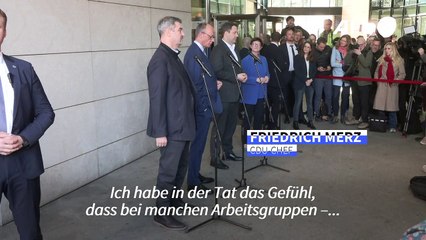 Merz: Koalitionsgespräche kein „Wünsch dir was“