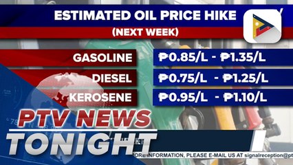 Oil price hike expected next week