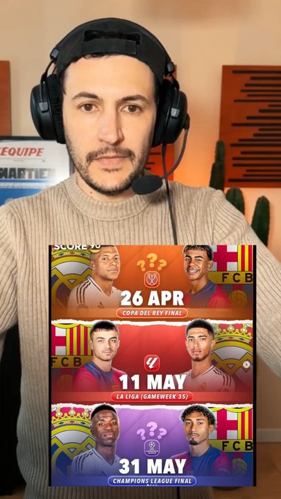 🔥 On peut vivre 3 finales Clasico en 15 jours ! #real #barca #clasico #liga #championsleague