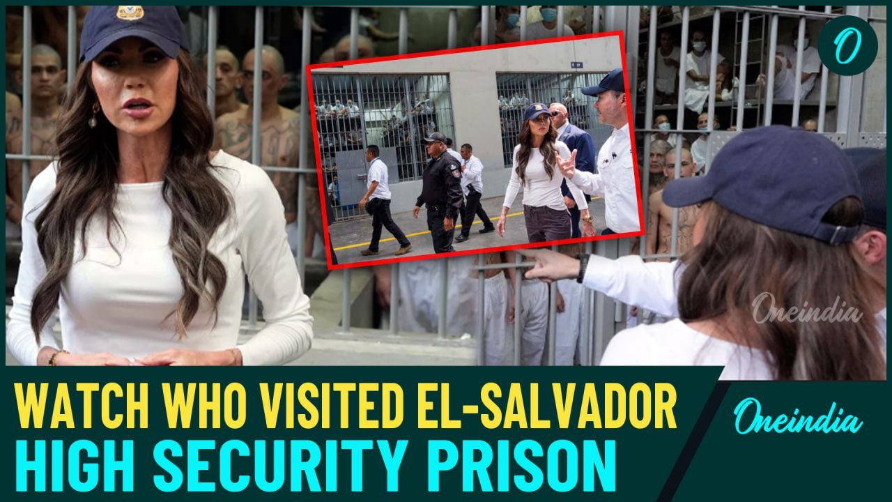 El Salvador Prison Visit: US' Kristi Noem’s Bold Move