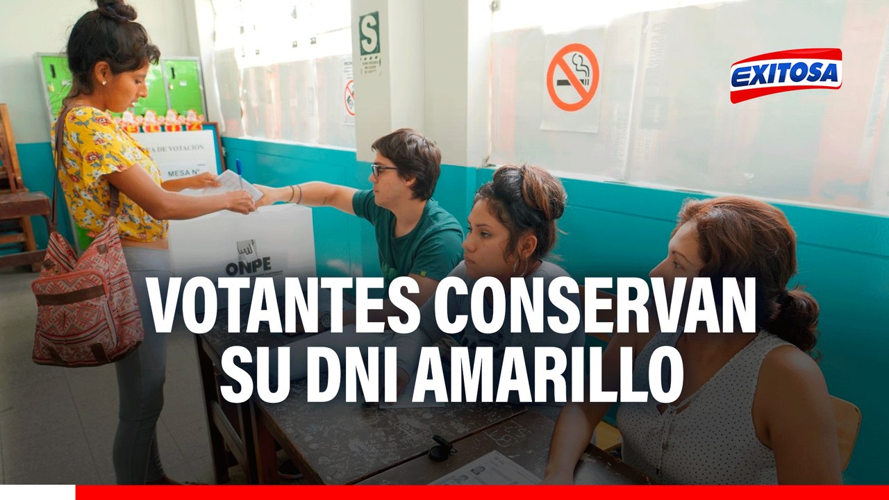 Elecciones 2026: Más de mil votantes conservan DNI amarillo con fotos de cuando eran menores en Ica