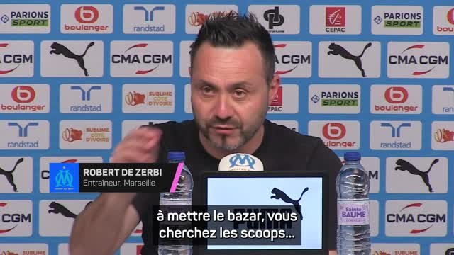 Marseille - De Zerbi évoque Mason Greenwood et Luis Enrique