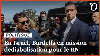 En Israël, Bardella en mission dédiabolisation pour le RN