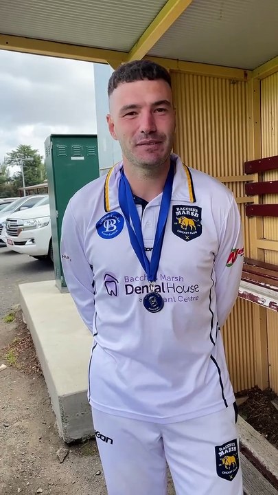 Sam Crea after Bacchus Marsh's grand final win over Wendouree