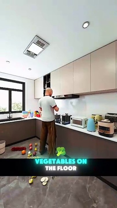Modern Kitchen Design 3D _shorts _3danimation _bedroomdecoration _roomdesigns _decoration _home(720P_HD)
