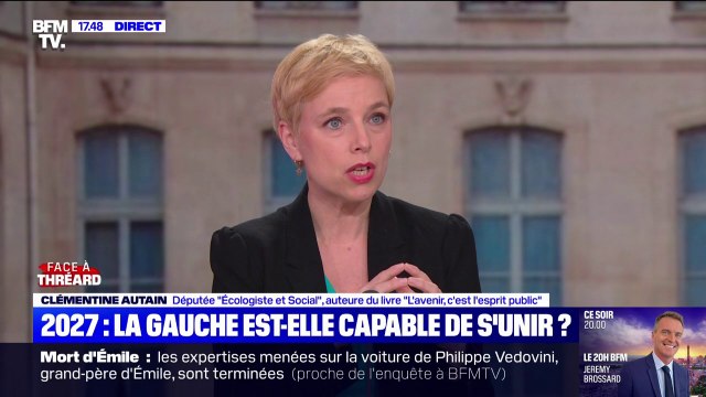 Union de la gauche: La situation politique aujourd'hui rend l'union sur des bases solides possible , estime Clémentine Autain, députée Écologiste et social