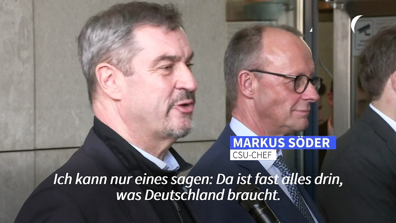 Söder: Koalition muss 'neue Hoffnung' in Deutschland wecken