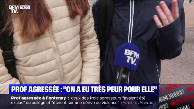 Professeure agressée: On a eu très peur pour notre prof , des élèves témoignent